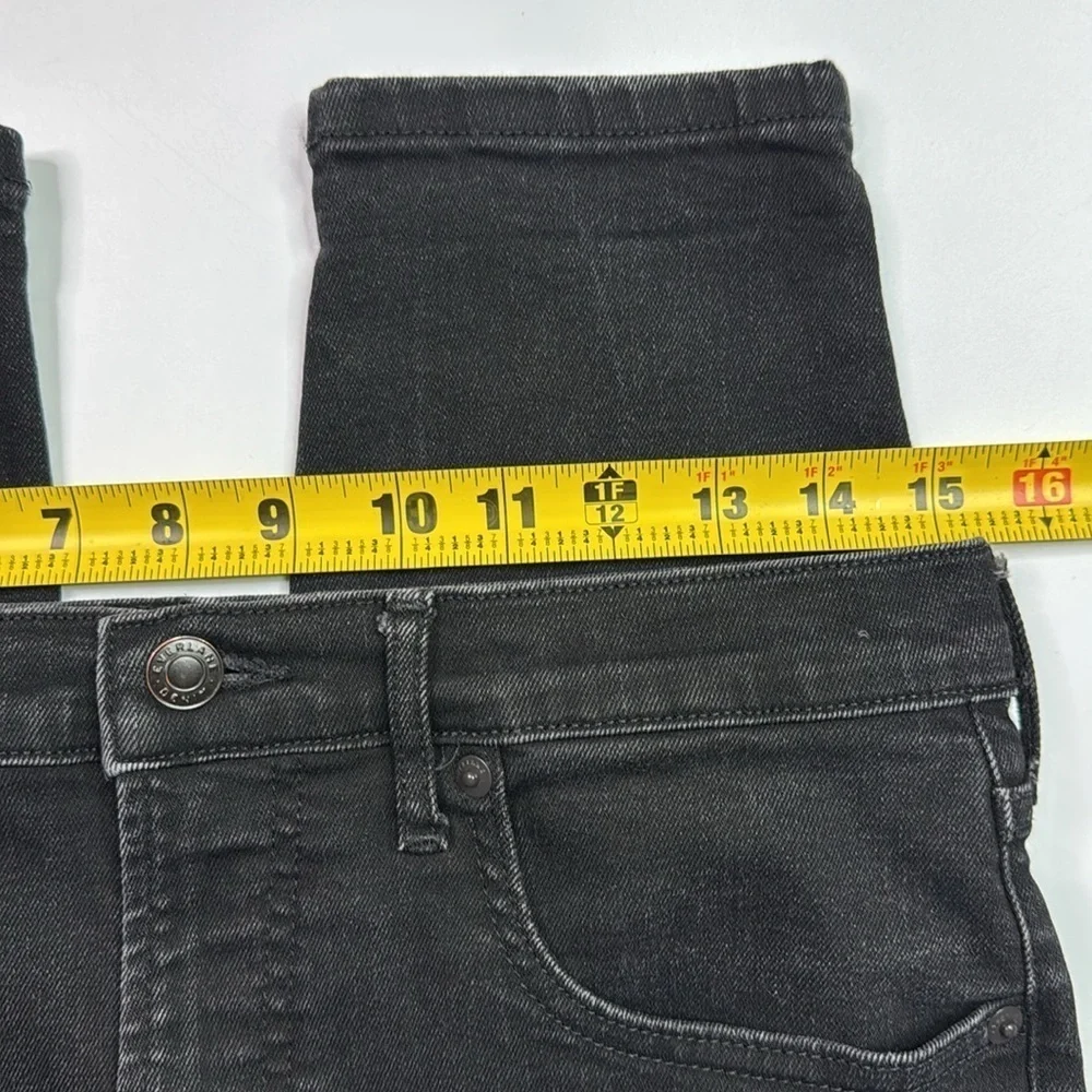 Everlane High Rise Skinny Black Jeans Size 31 Regular